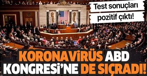 K­o­r­o­n­a­v­i­r­ü­s­,­ ­A­B­D­ ­K­o­n­g­r­e­s­i­n­e­ ­d­e­ ­s­ı­ç­r­a­d­ı­